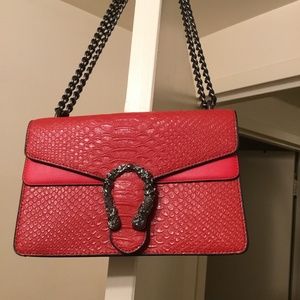 Unbranded bag from Amazon red color